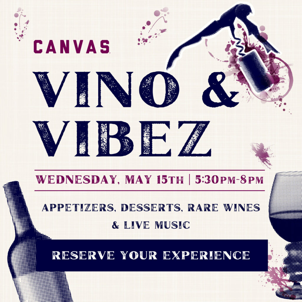 decorative image of vino & vibes event leading to ticket site
