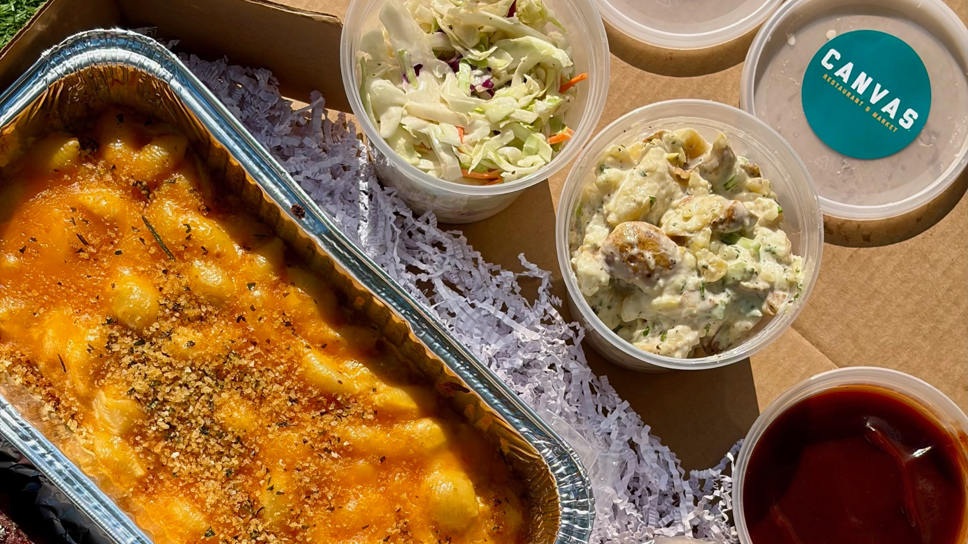 family meal picnic style